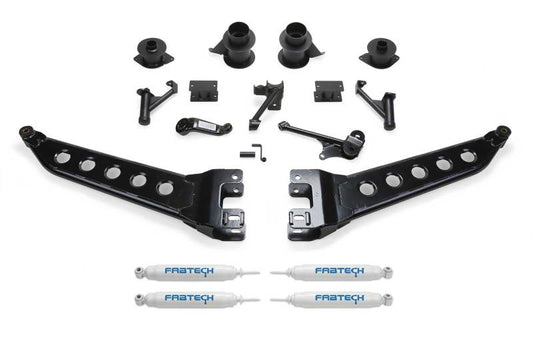 Fabtech 14-18 Ram 2500 4WD 5in Radius Arm System w/Coil Spacers & Perf. Shocks