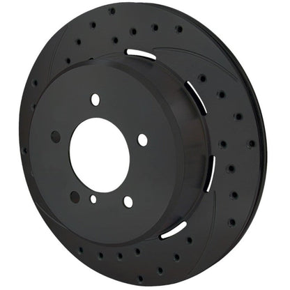 Wilwood Rotor-2.31in Offset-SRP-BLK-Drill-LH 12.19 x .810 - 5x4.75in BC Wilwood Brake Rotors - 2 Piece