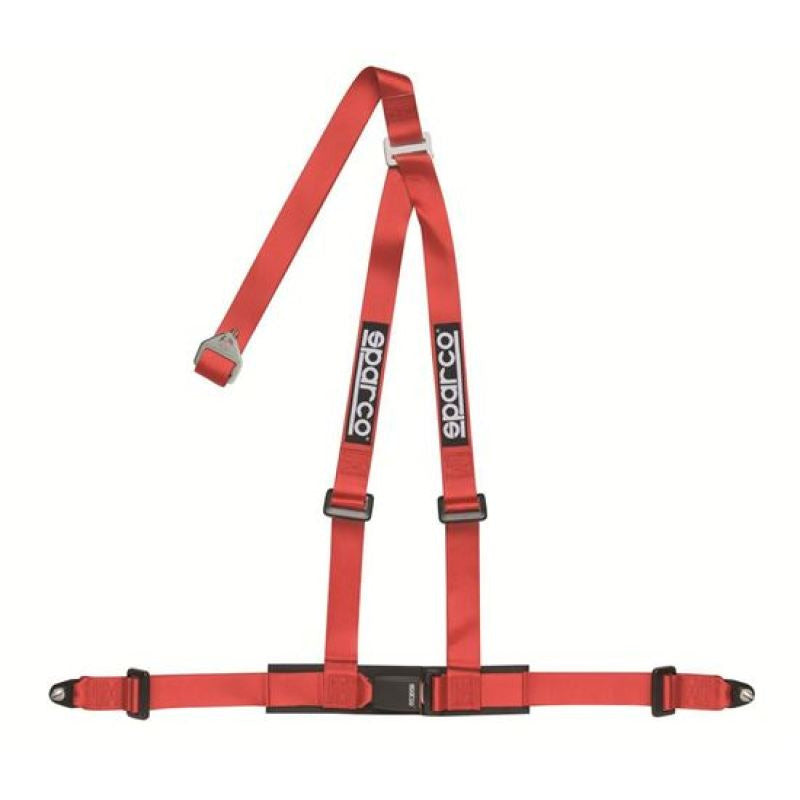 Sparco Belt 2in Red 3pt Blt-In SPARCO Seat Belts & Harnesses