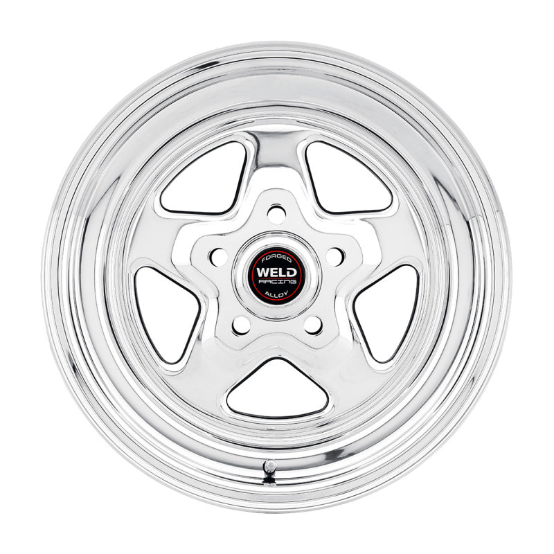 Weld ProStar 15x14 / 5x4.5 BP / 5.5in. BS Polished Wheel - Non-Beadlock Weld Wheels - Forged