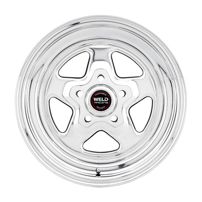 Weld ProStar 15x12 / 5x4.5 BP / 3.5in. BS Polished Wheel - Non-Beadlock Weld Wheels - Forged