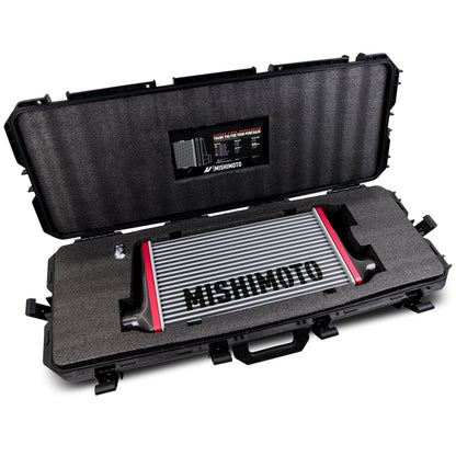 Mishimoto Universal Carbon Fiber Intercooler - Matte Tanks - 600mm Black Core - C-Flow - G V-Band