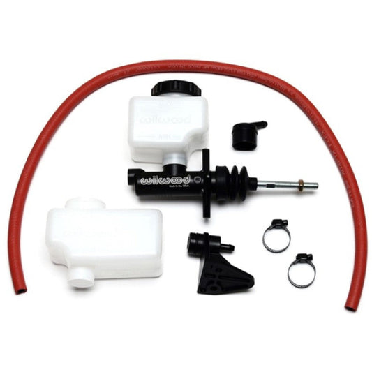 Wilwood Short Remote M/C Kit 1in Bore 3/8in-24 Banjo Outlet Wilwood Brake Master Cylinder