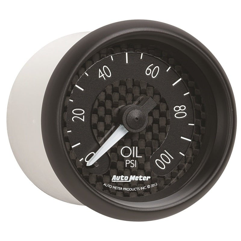 Autometer GT Series 52mm Mechanical 0-100 psi Oil Pressure Gauge AutoMeter Gauges