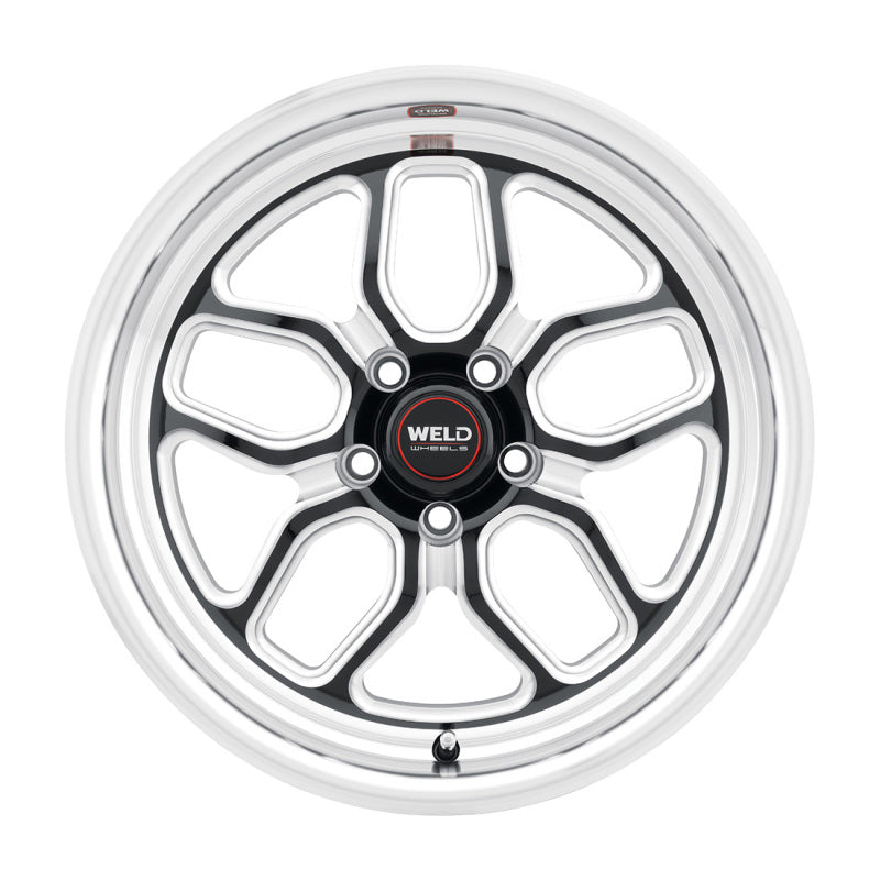 Weld Racing 17x10 Laguna Drag Wheel 5x127 ET38 BS7.00 Gloss BLK MIL DIA 71.5 Weld Wheels - Cast