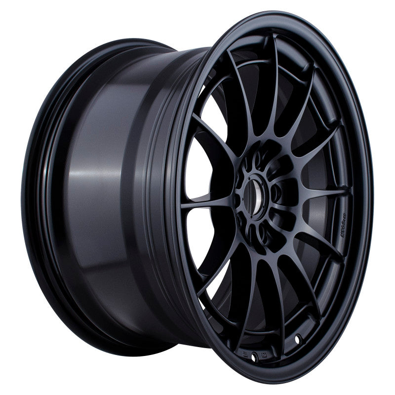 Enkei NT03+M 18x9.5 5x114.3 40mm Offset 72.6mm Bore Black Wheel G35/350Z *MOQ 40 Wheels* Enkei Wheels - Cast