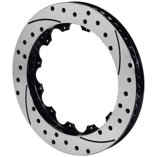 Wilwood Rotor-SRP48 SPC-37-LH-BLK-Drill 12.88 x 1.25 - 12 on 8.75in Wilwood Brake Rotors - 2 Piece