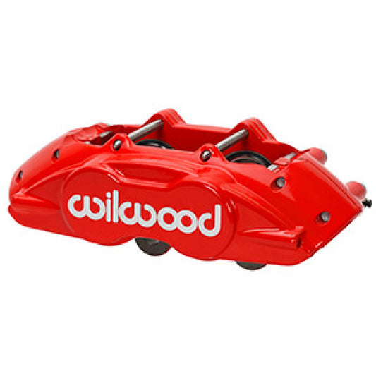 Wilwood Caliper D11 Red 1.62in Piston .81in/.94in Rotor Wilwood Brake Calipers - Perf