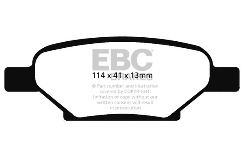 EBC 04-06 Chevrolet Cobalt 2.0 Supercharged Greenstuff Rear Brake Pads