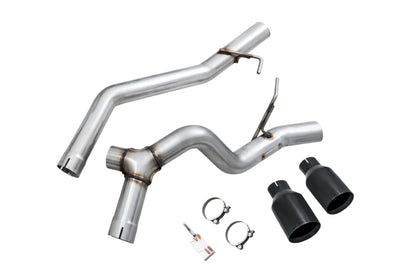 AWE Tuning 2020+ Jeep Gladiator 3.6L Trail-to-Tread (Dual Exhaust) Conversion Kit w/Diamond Blk Tips