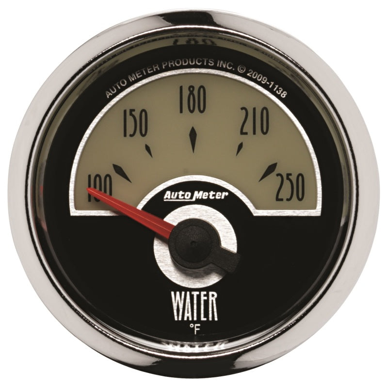 AutoMeter Gauge Water Temp 2-1/16in. 250 Deg. F Elec Cruiser AutoMeter Gauges