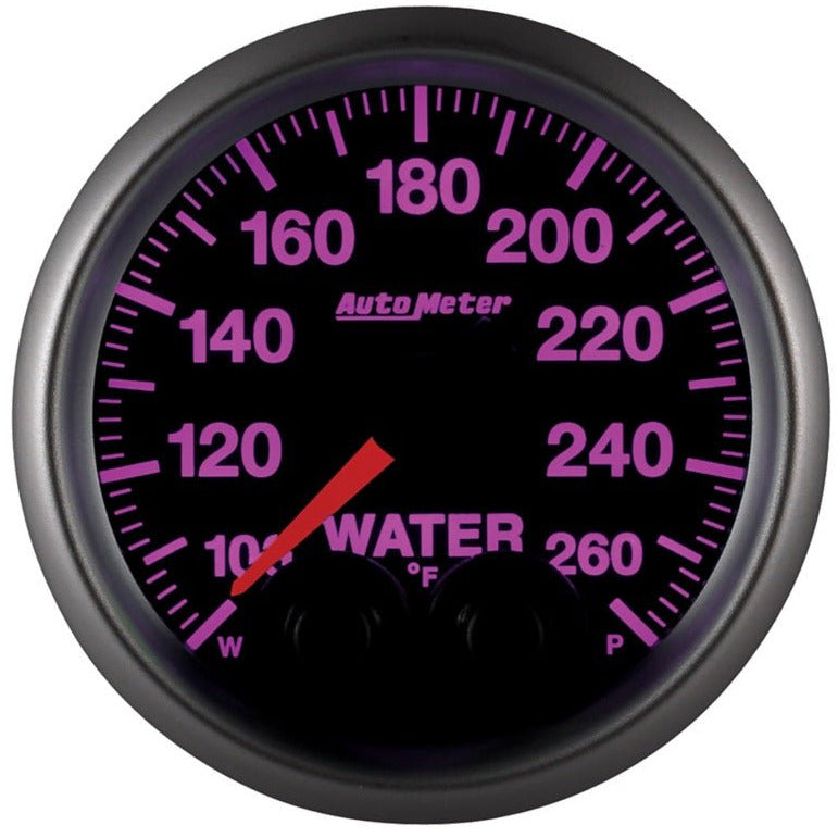 Autometer Elite 52mm 100-260 Degress F Water Temperature Peak and Warn Gauge w/ Electonic Control AutoMeter Gauges