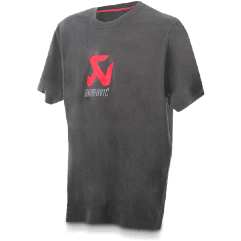 Akrapovic Mens Logo Grey T-Shirt - S Akrapovic Apparel