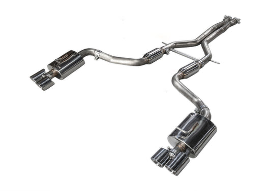 AWE Tuning Panamera 2/4 Track Edition Exhaust (2011-2013) - w/Chrome Silver Tips