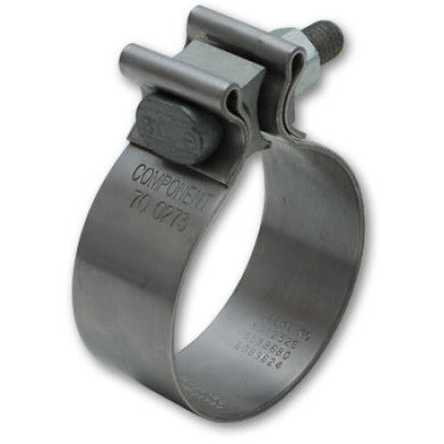 Vibrant SS Accuseal Exhaust Seal Clamp for 3.5in OD Tubing (1in wide band) Vibrant Clamps