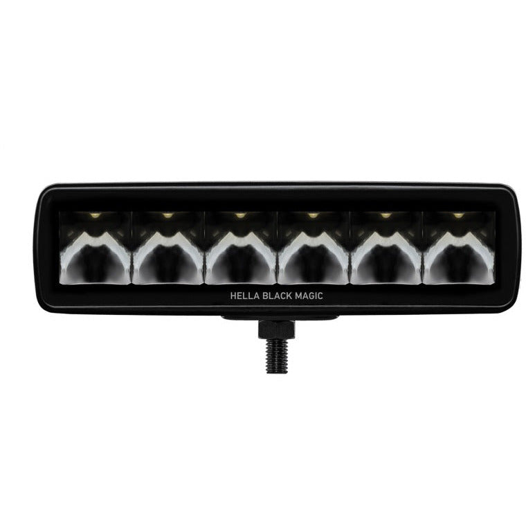 Hella Universal Black Magic 6 L.E.D. Mini Light Bar - Spot Beam Hella Fog Lights