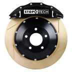 StopTech 14-15 Chevy Corvette Z51 Front BBK w/ Black ST-60 380x32mm Zinc Coated Slotted Rotors Stoptech Big Brake Kits