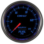 Autometer Cobalt 2-5/8in  Mechanical Fuel Pressure Gauge 0-15 PSI AutoMeter Gauges