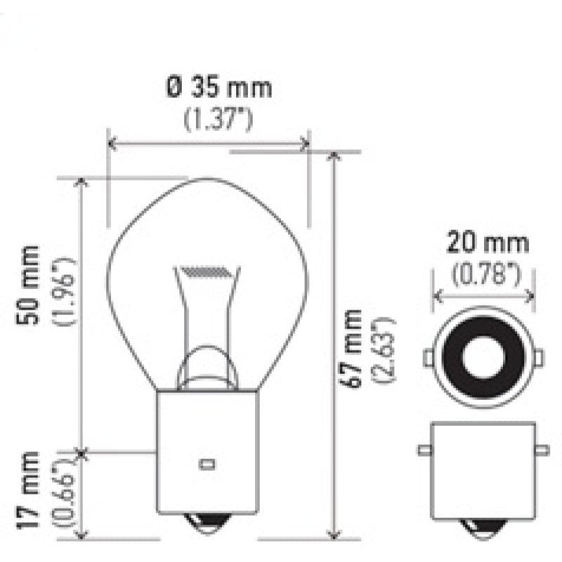 Hella Bulb 660 12V 60W Ba20S B11 Hella Bulbs