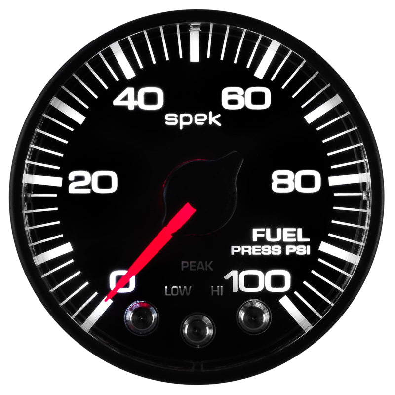 Autometer Spek-Pro - Nascar 2-1/16in Fuel Press 0- 100 psi Bfb Ecu AutoMeter Gauges