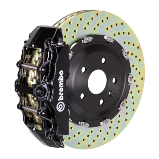 Brembo 21+ F150 2WD/4WD (Excl. Raptor) Fr GT BBK 6 Piston Cast 2pc 380x34 2pc Rotor Drilled-Black