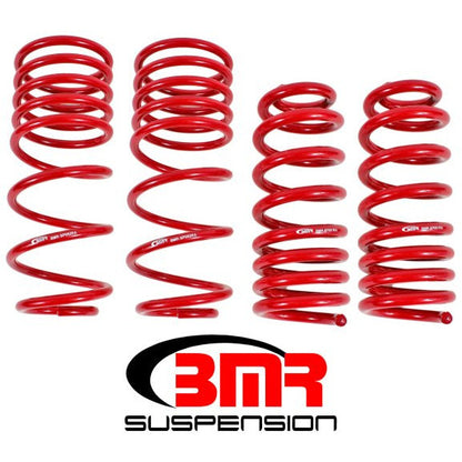 BMR 93-02 F-Body Handling Version Lowering Spring Kit (Set Of 4) - Red BMR Suspension Lowering Springs