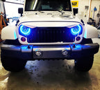 Oracle 7in High Powered LED Headlights - Black Bezel - Dynamic - Dynamic