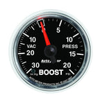 Autometer GS 52mm 30 in Hg/20 psi Mechanical Vacuum/Boost Gauge AutoMeter Gauges