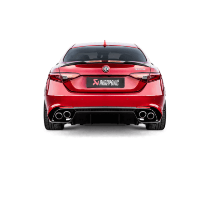 Akrapovic 17-19 Alfa Romeo Giulia Quadrifoglio Evolution Line Cat Back (Titanium) Akrapovic Catback
