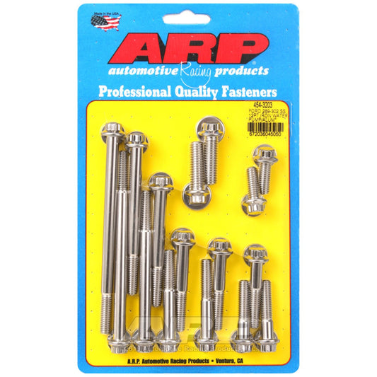 ARP Ford 289-302 SS 12pt Iron Water Pump and Front Cover Bolt Kit ARP Hardware Kits - Other
