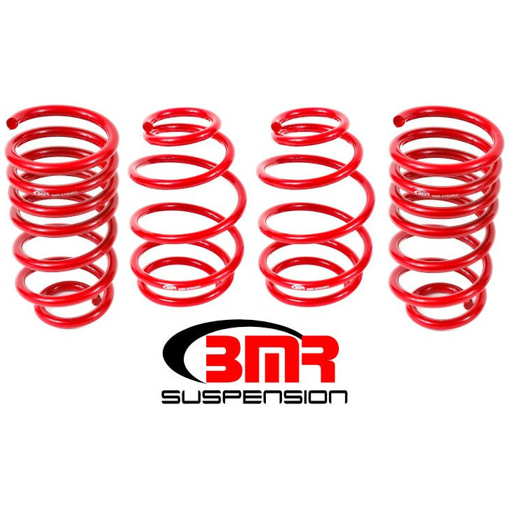 BMR 10-15 5th Gen Camaro V8 Lowering Spring Kit (Set Of 4) - Red BMR Suspension Lowering Springs