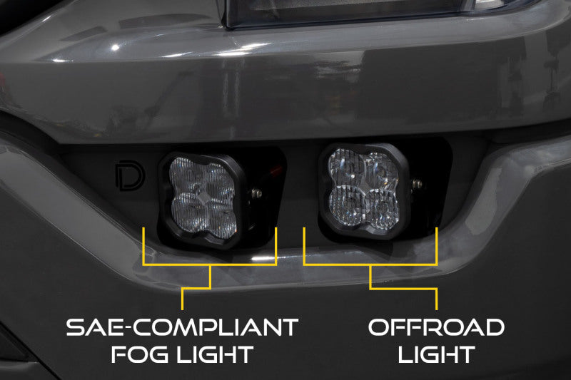 Diode Dynamics 21-22 Ford F-150 SS3 LED Fog Pocket Kit - White Max