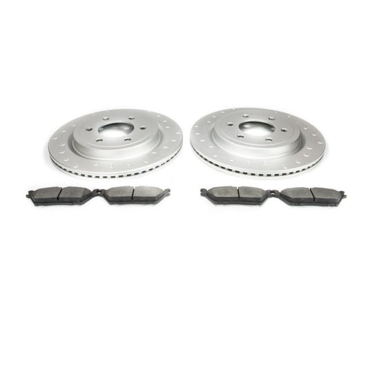 Alcon 19-20 Raptor/ 18-20 F-150 Rear Pad and Rotor Kit (Use with Stock Calipers) w/ Elect Park Brake Alcon Big Brake Kits