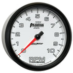 Autometer Phantom II 5in Electrical 10K RPM In-Dash Tachometer AutoMeter Gauges