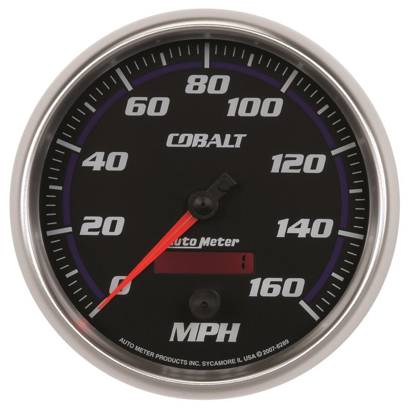 Autometer Cobalt 5in 160mph In-Dash Electronic Programmable Speedometer AutoMeter Gauges