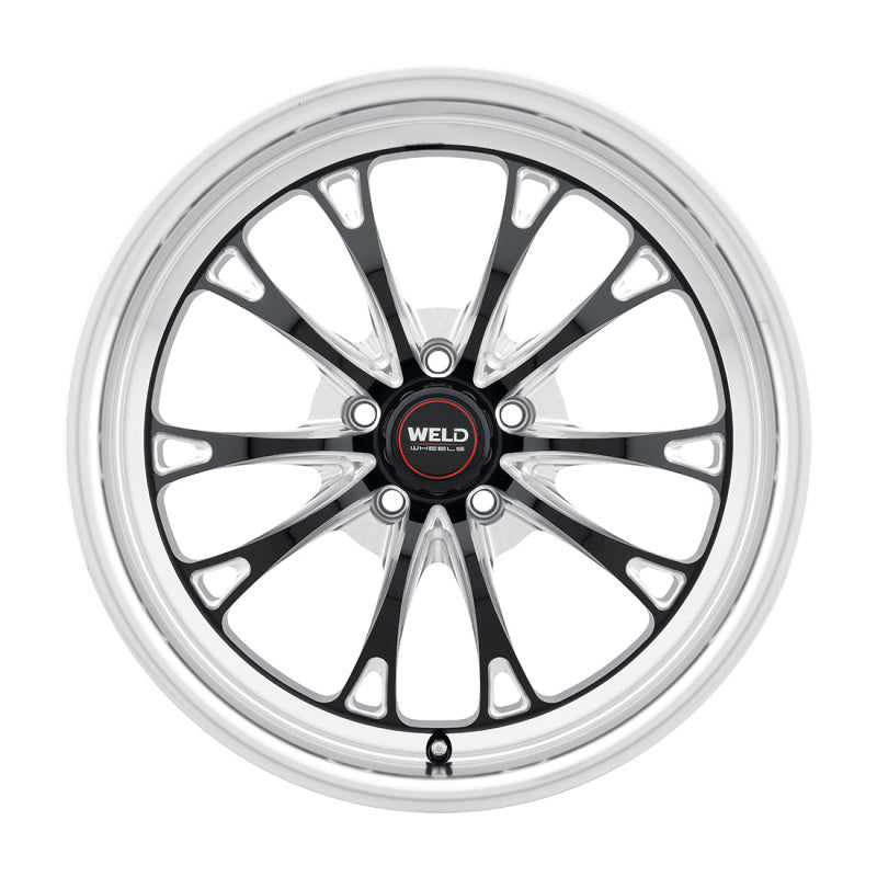 Weld Belmont Drag 18x5 / 5x120 BP / ET-23 BS2.1 Gloss Black MIL DIA 78.1 Weld Wheels - Cast