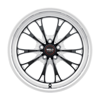 Weld Belmont Drag 18x5 / 5x120 BP / ET-23 BS2.1 Gloss Black MIL DIA 78.1 Weld Wheels - Cast