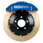 StopTech 14-15 Chevy Corvette Z51 Front BBK w/ Blue ST-60 380x32mm Zinc Coated Slotted Rotors Stoptech Big Brake Kits