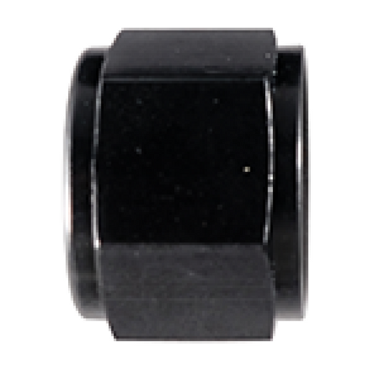 Fragola -20AN Aluminum Flare Cap Black