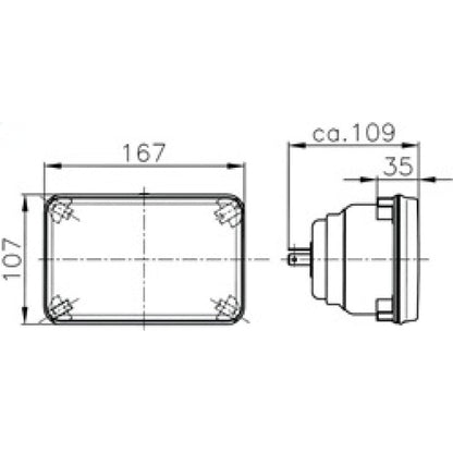 Hella Headlamp EINS FH GN MGS12 1KB Hella Driving Lights