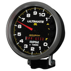 Autometer 5 inch Ultimate DL Playback Tachometer 11000 RPM - Black AutoMeter Performance Monitors