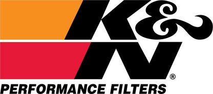 K&N Universal Air Filter 3 11/16in Flange x 8 3/4 x 5 1/2in Base x 6 3/8 x 3 3/16in Top x 7in Height