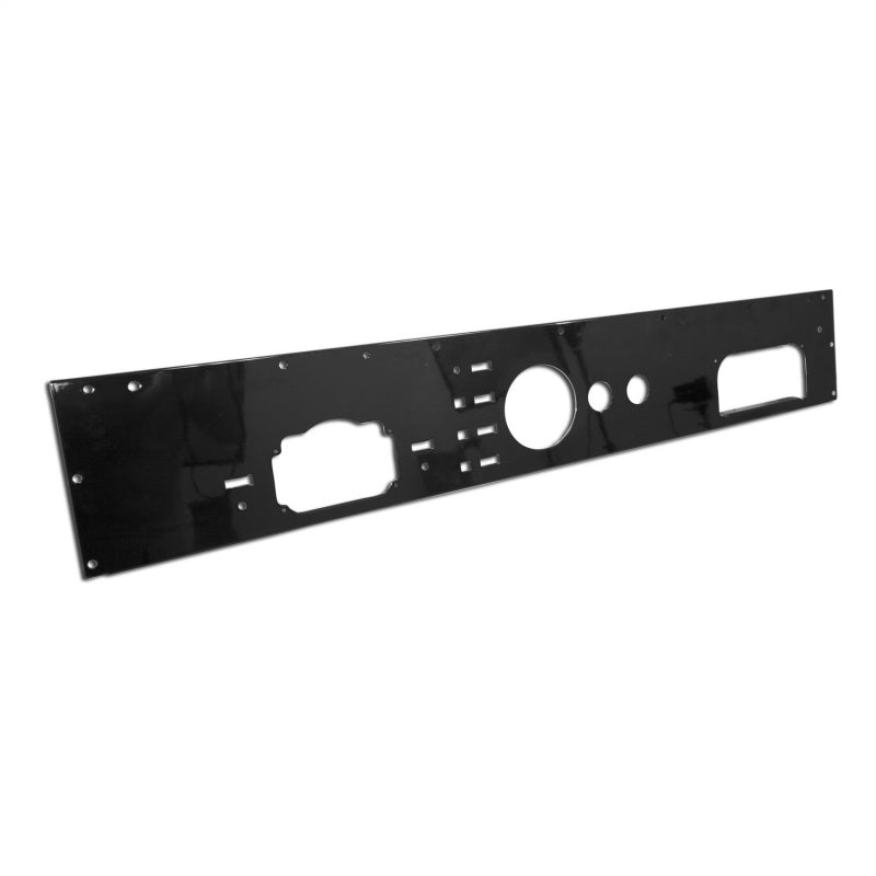 Rugged Ridge Dash Panel Pre-Cut Holes Black 76-86 Jeep CJ Rugged Ridge Dash & Interior Trim