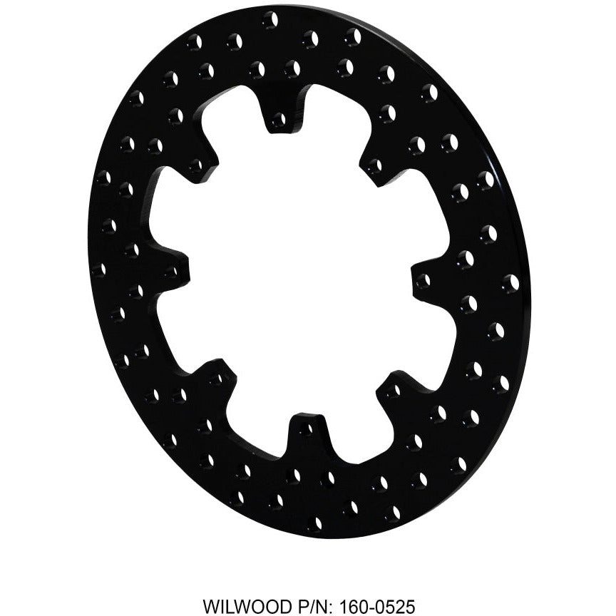 Wilwood Rotor-Steel-Sprint/Mod-Drilled 12.00 x .350 - 8 on 7.00in Wilwood Brake Rotors - 2 Piece