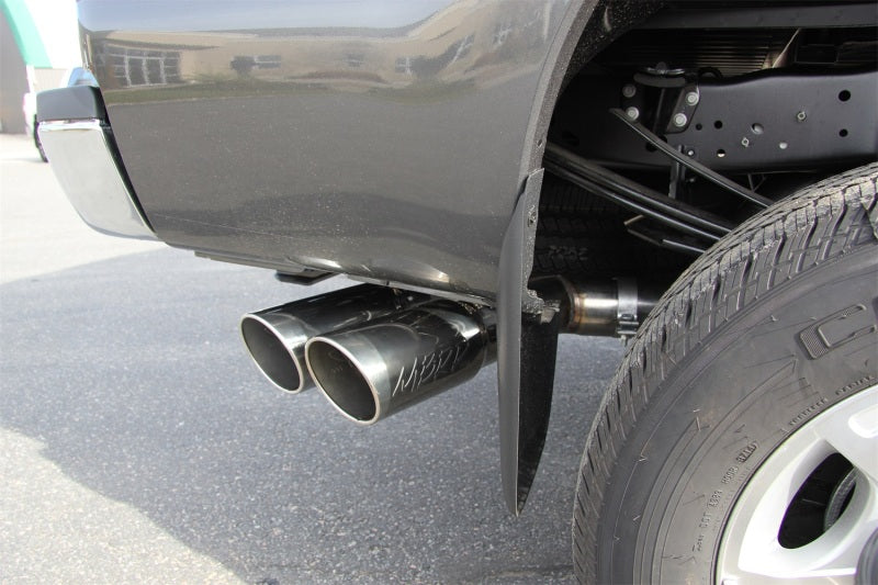 MBRP 2015 Ford F250/350/450 6.7L 4in Filter Back Dual Single Side Exit 5in Tips T409 Exhaust