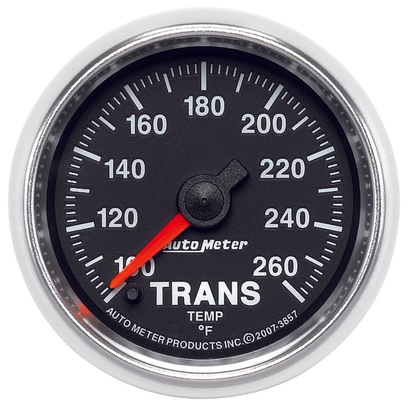 Autometer GS 100-260 degree Electronic Trans Temperature Gauge AutoMeter Gauges