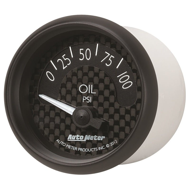 Autometer GT Series 52mm Short Sweep Electronic 0-100 psi Oil Pressure AutoMeter Gauges