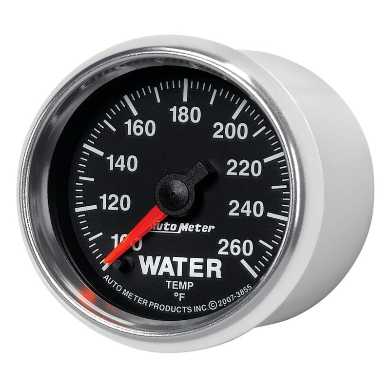 Autometer GS 100-260 degree Electronic Water Temperature Gauge AutoMeter Gauges