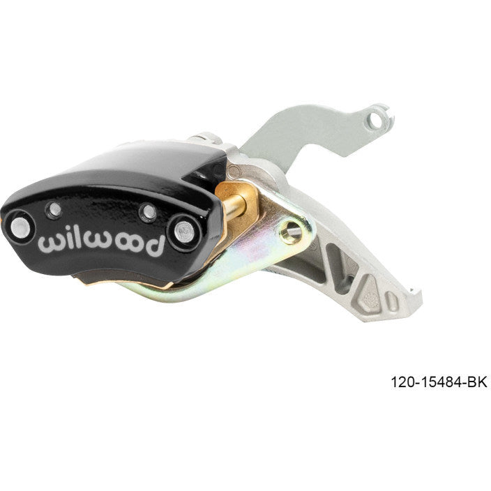 Wilwood Caliper - MC4 Mechanical Right Hand - Black 1.19in Piston 1.10in Rotor - Black Wilwood Brake Calipers - Perf