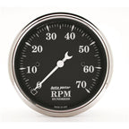 Autometer Old Tyme Black Gauge Kit 6 Pc Ford Truck 53-55 Tach/Mph/Fuel/Oilp/Wtmp/Volt AutoMeter Gauges